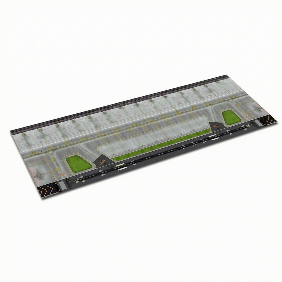 Large-Format Runway Scene Board Printed Aircraft Display Base for Collectors, Hobbyists
