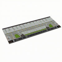 Large-Format Runway Scene Board Printed Aircraft Display Base for Collectors, Hobbyists