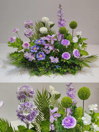 Silk Flower Centerpiece for Wedding Table Decoration