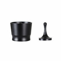 Coffee Grinder Funnel Aluminum Alloy Wide Mouth Dosing Funnel Precision Espresso Powder Distribution Secure Notch for Portafilter Suitable for Home Barista Office