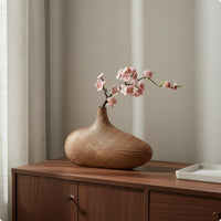 Resin Vase Creative Design Tabletop Home Ornament Decorative Touch for Entryway
