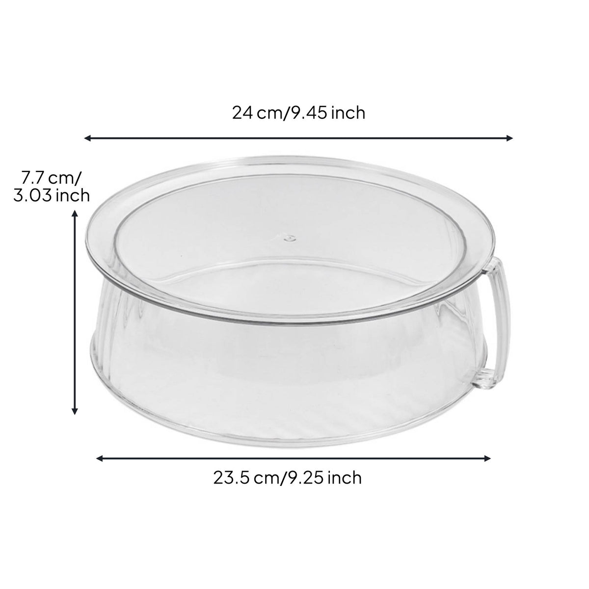 Microwave Plate Cover With Handle Microwave Protector Versatile Food Splatter Lid