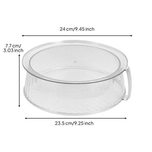 Microwave Plate Cover With Handle Microwave Protector Versatile Food Splatter Lid