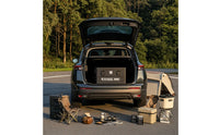 Matte Black Aluminum Storage Box Long-Lasting Camping Storage Box Heavy-Duty Case Hard-Shell for Campers, Overlanders, Outdoor Enthusiasts, Overlanding