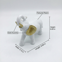 Resin Elephant Statue for Home Decor, Modern Minimalist Animal Figurine, Elegant Resin Elephant Gift - Image 8