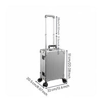 Professional Makeup Expert Case Adjustable Brightness LED Makeup Case Two Trays for Wedding