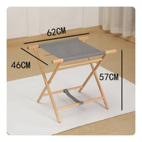 Hotel Luggage Stand Foldable Wooden Suitcase Rack X-Shaped Structure for Bedroom