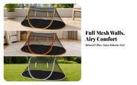 Breathable Foldable Pet Tent with Mat Portable Mesh Pet Tent Lightweight Collapsible Dog Playpen Compact for Dogs, Cats, Young Dogs, Outdoor, Indoor, Travel, Camping