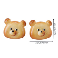 Non Pierced Earrings Cute Bear Earrings Playful Ear Clips for Girls