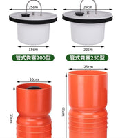 养殖场水泡粪排污阀水泡粪地沟塞碗式猪场漏粪拔粪塞子堵头器械