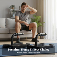 2 Pieces Press-up Stands Non-Slip Press-up Stands Floor Exercise Stands Reduces Wrist Strain Fitness Equipment Comfortable