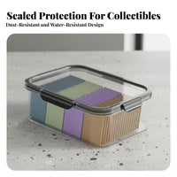 Clear emblem Case particle-resistantresistant emblem Display Case small-sized Size for Anime Fans