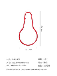 宠物笼专用插销锁 笼具挂钩 笼子锁扣挂锁防宠物跑12个一套不锈钢 混色宠物笼挂钩12个 均码
