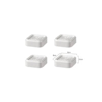 4 Pieces Appliance Feet Pads Non-slip Furniture Foot Pad Riser Pads Appliance Pad Furniture Pad Heavy-duty Wear-resistant Compact Scratch-resistant Function Suitable for Home Use Office Equipment Bedroom Decoration