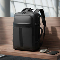 Large Capacity Vacuum Compression Backpack Water Resistant Travel Compression Backpack for Men