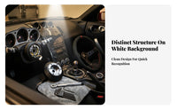 Aluminum Steering Wheel Hub Adapter Black Vehicle Steering Hub Adapter Machined Car Accessory Silver Mounting Collar