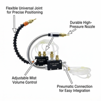 Mist Coolant Lubrication Spray System, Metal Cutting Spray Nozzle, Machine Tool  #variant:Plastic Tube Spray
