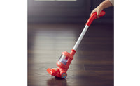 Hand-Held Toy Vacuum with Beads Child-Friendly Toy Vacuum Cleaner Interactive Realistic for Toddlers, Playroom