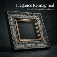 Ornate Wood Picture Frame Study Room, Embossed Relief Carved Photo Frame, Baroque Photo Frame for Ar - Image 10