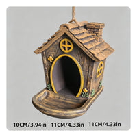 Hanging Bird Feeder Long-Lasting Bird Feeder with Tray Sturdy for Garden, Yard