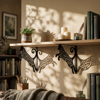 Decorative Shelf Support Bracket Rectangular Frame Wall Shelf Support Bracket