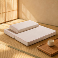 Kneeling Pad Textile Cover Folding Meditation Mat Stable Support Floor Cushion for Prayer Users