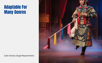 Stage Performance Lash, Rattan Theater Prop, Peking Opera, Yue Opera, Yu Opera, Colorful Tassel, Drama Accessory