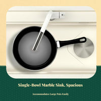 Undermount stone sink