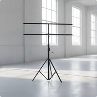 Telescoping Stage Light Stand Heavy-Duty Tripod Light Stand Floor-Standing Sturdy for Wedding DJs, Event Planners, Weddings, Live Shows
