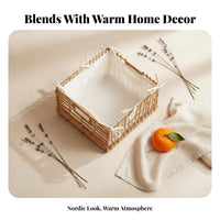 Woven Sundry Holder Handmade Desktop Sundry carrier Multi-Purpose for Living Room