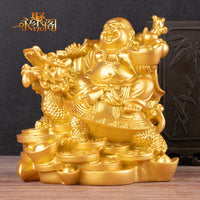 Resin Maitreya Buddha Statue Ornament for Home Decor