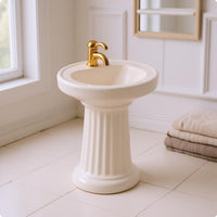 Dollhouse Bathroom Sink Display Piece Miniature Washbasin Realistic Details
