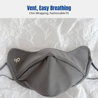 Windproof Warm Face Cover, Fleece Lined Protection, Adjustable Fit, Outdoor, Unisex for Winter Cycling Skiing