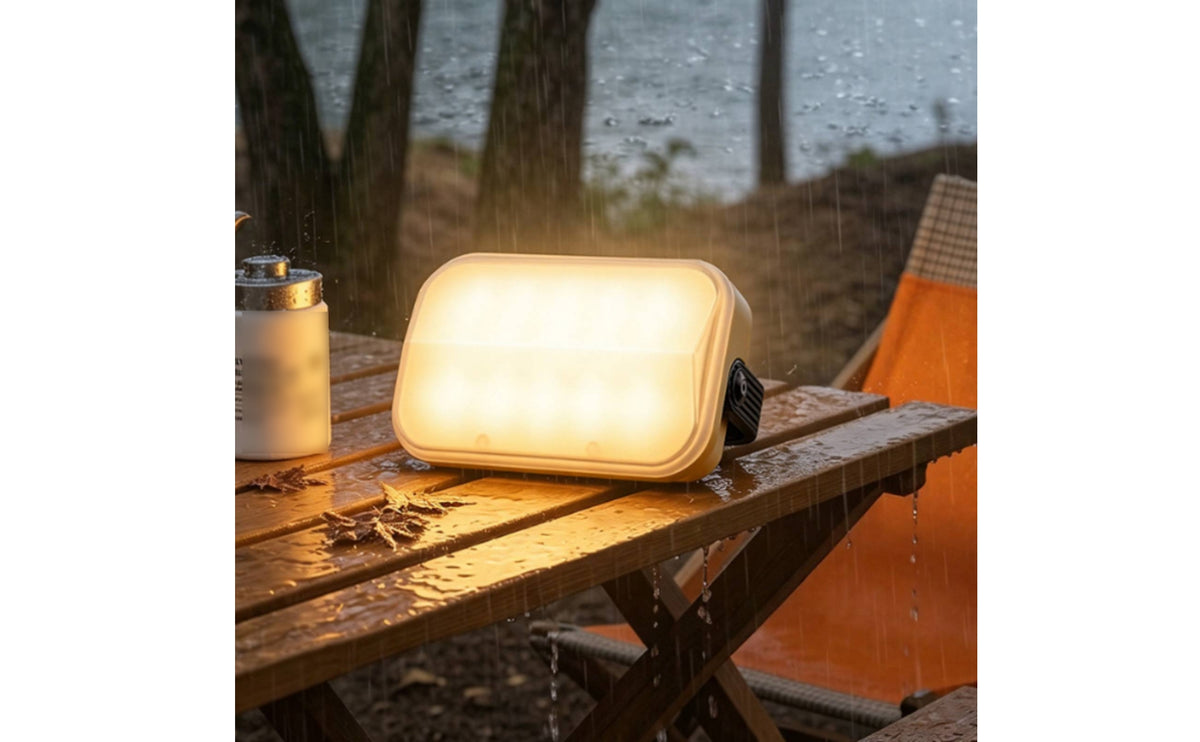 Solar Camping Lantern Dimmable Lantern with Sunlight Collector Compact Emergency Light for Hikers