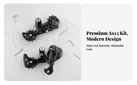 3x13 Speed Cycle Groupset Aluminum Alloy Construction Mountain Bike Gear Selector Kit Mountain Cycle Derailleur and Gear