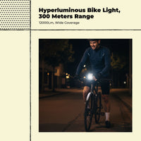 Waterproof USB bike headlight