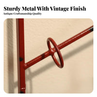 Wall Mounted Beverage Rack Space-Saving Industrial Iron Beverage Rack Easy to Install Industrial Bar Shelf for Restaurant Owners, Living Room, Kitchen
