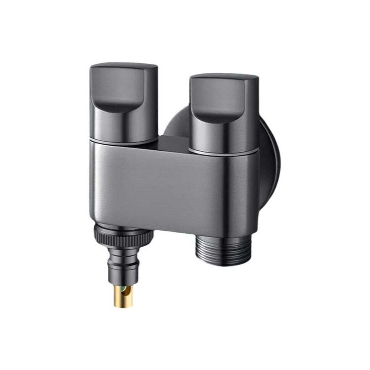 Washing Machine Faucet, 1-in-2-exit Rotating Water Tap, Balcony Mop Sink Adapter, Quick-Open Extension Connector
