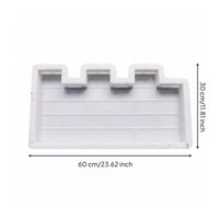Flower Bed Border Form Reusable Lawn Border Form Easy Release Cement Border Form for Gardeners, Park, Yard, Walkway
