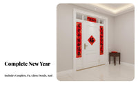 Spring Festival Couplets Set, Horse Year Door Decor, 2026 New Year Pack