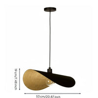Japanese Aesthetic Pendant Light Minimalist Hat Overhead Lamp versatileUse Home Decor for Restaurant, Bedroom