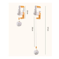 Rechargeable Clamp-on Cat Toy Hands-Liberated Automatic Cat Toy Compact Smart for Kittens