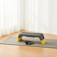 Aerobic Step Platform Molded Plastic Workout Stepper Compact Size