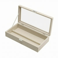 Eyewear Display Case Transparent Lid Sunglass Holder Rectangular