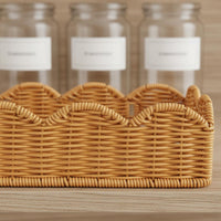 Rectangular Woven Basket Decorative Storage Basket Breathable