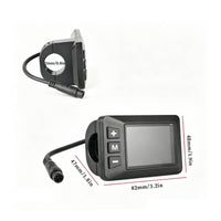 Streamlined Motorcycle Instrument Display Rectangular Motorcycle Screen with Buttons