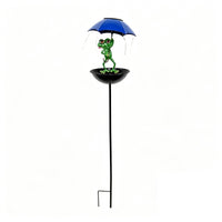 Solar Garden Stake with Umbrella Outdoor Solar Garden Stake Light for Flower Bed