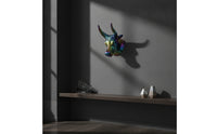Decorative Guitar Hanger with Bull-Head Design Versatile Bull Head Guitar Hanger Multi-Functional Wall Ukulele Holder Strong for Home Studios, Music Rooms