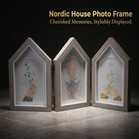Creative House Photo Frame, Nordic Style MDF