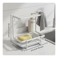 Kitchen Sink Organizer Rack Rust-Resistant Kitchen Sink Holder Rustproof